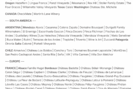 Suckling Great Wines of the World Tasting