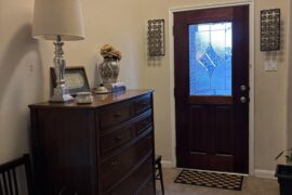 Hello! Does this dresser look too large for my entryway? Please say no! This was a steal for $50 and I have no where else to put it.