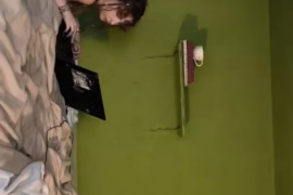 Fairycore mural I painted for my home studio