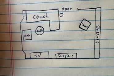 Where should the rug go in our living room?