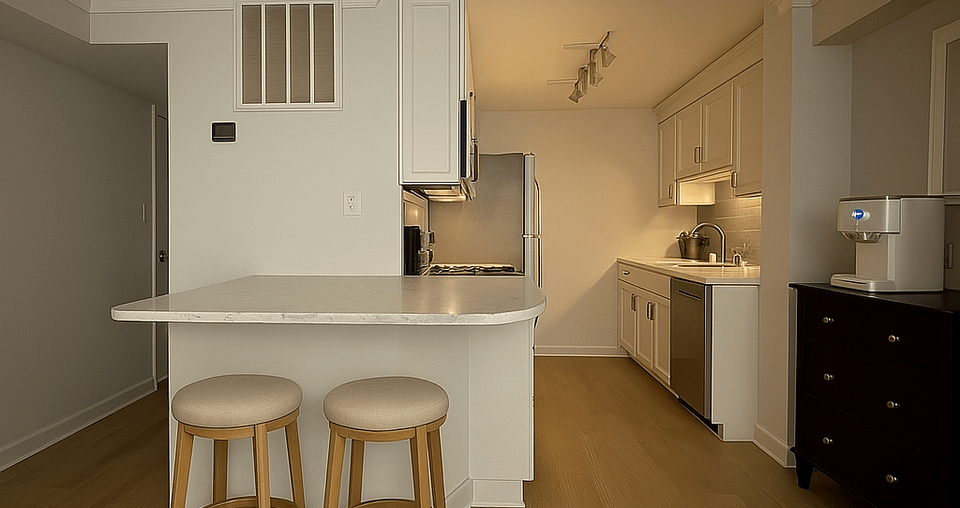 Banquette seating or breakfast bar for small open-concept space?