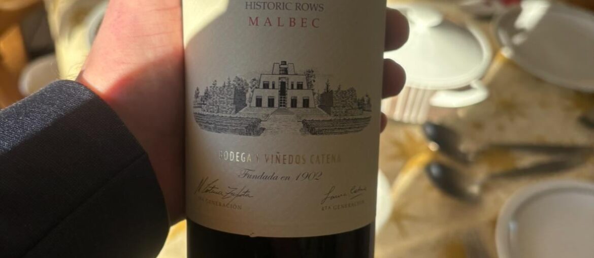 Nice bottle of Malbec - Christmas last year🦃 🇦🇷