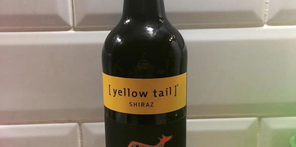 Yellow Taill Shiraz, my late fathers wine of choice. He passed away 4 years ago and every year on the anniversary of his death I drink a glass and remember him.