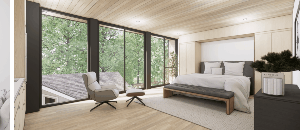 Decorate this bedroom to feel like home