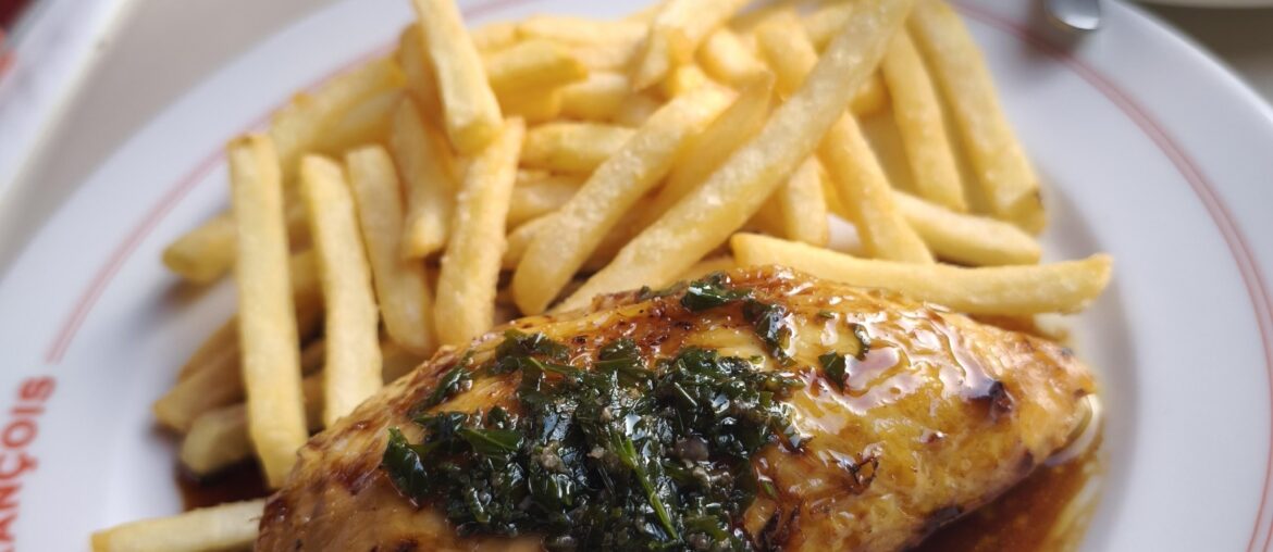 roast chicken with chimichurri sauce