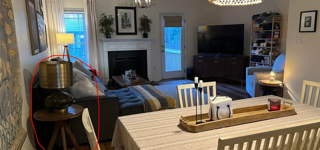 Bookshelf to define space?