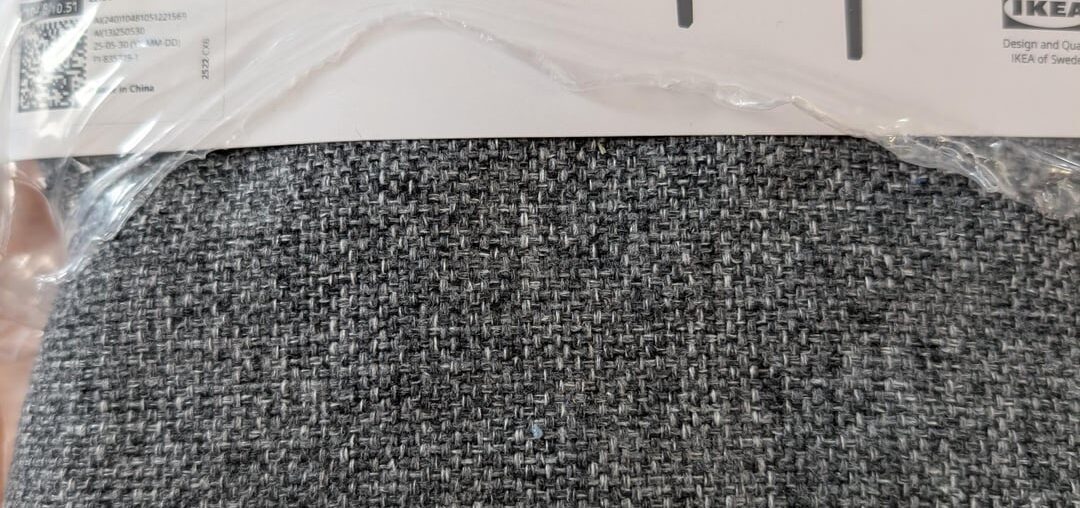 IKEA dining chairs... The arm chairs I bought are discontinued, so I can't buy the same covers as for the regular chairs...