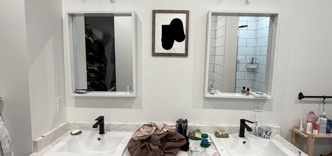 Give life to our master bathroom