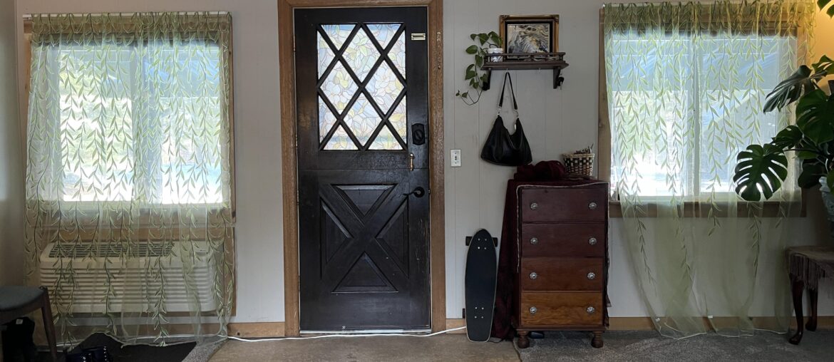 These curtains are obviously not ideal, what would you do here?