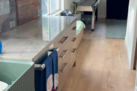 Aaaaand our built in pantry