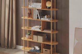 Help me find bookshelves with rounded shelves in Canada