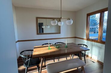 Dining room refresh!