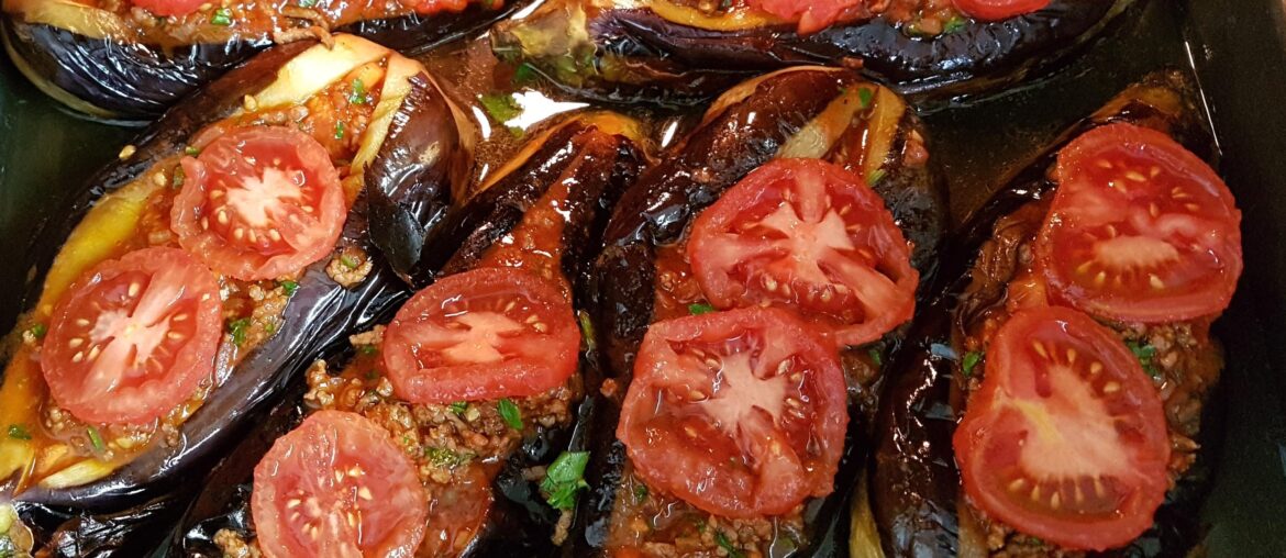 Stuffed eggplant