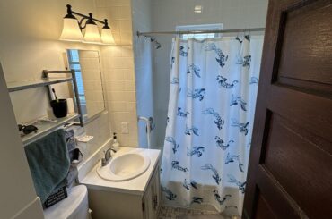 New bathroom tile flooring