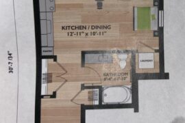 Best place to put tv? 506 sq studio