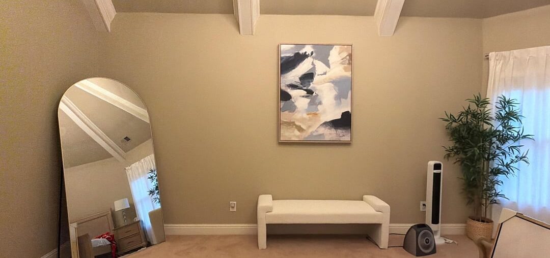 What can I do with this wall on the right side of my bed I already have a dresser somewhere else