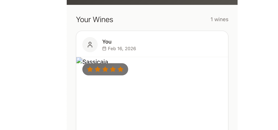 Wine app