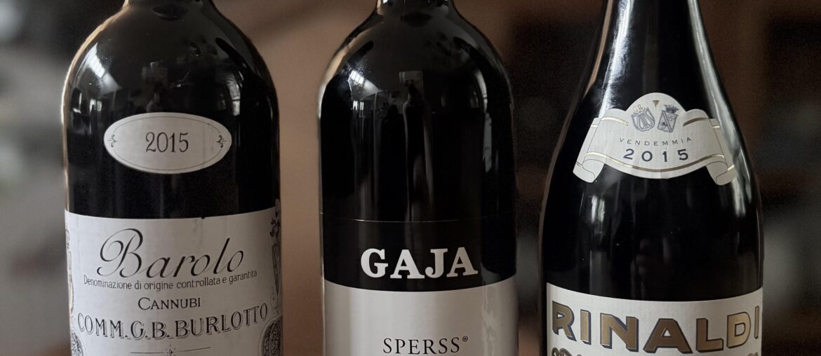 What other Barolo producers would you add to this small collection of 2015 vintage wines?