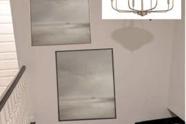 Help with weird stairway wall - update