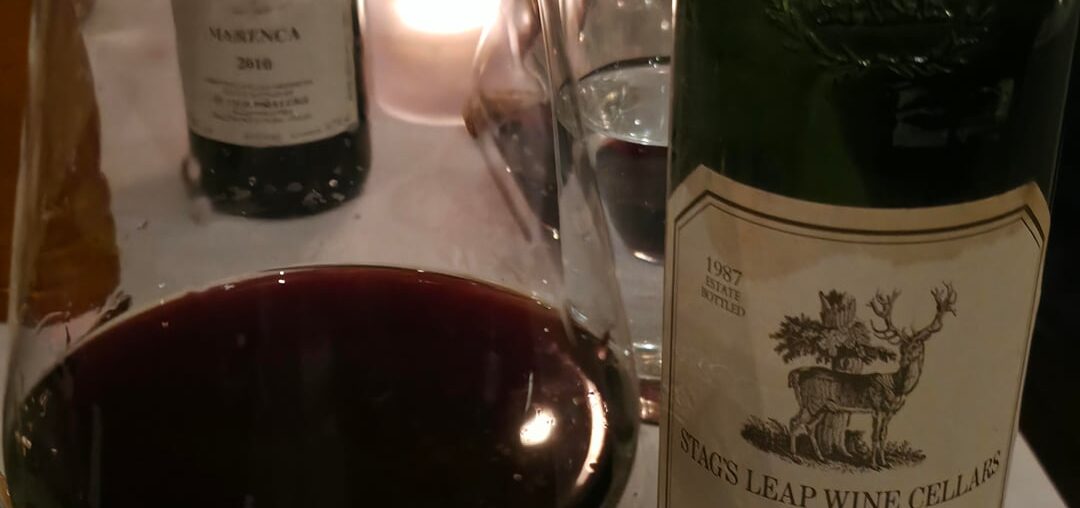 A night at Troquet in Boston! 1987 Stag's Leap SLV and 2010 Luigi Pira Barolo