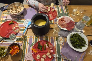 Fondue with friends