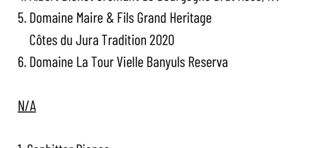 Cohosted my first tasting dinner last night (I selected the beverage pairings). Really over the moon about this and thought it went very well