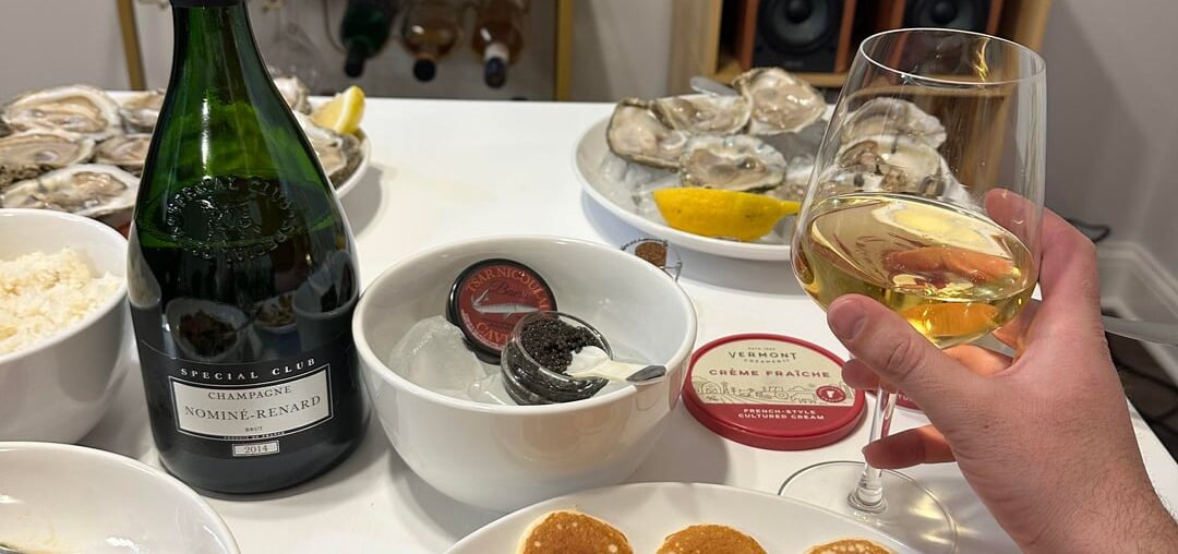 Solo Friday night first vintage bubbly cheers everyone.(Review to come)