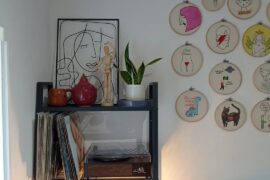 I hand-stitched some "millennial core" decor