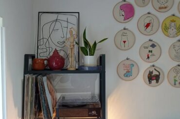 I hand-stitched some "millennial core" decor