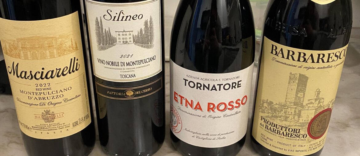 This weekends’ Italian red haul! This weekends’ Italian red haul!