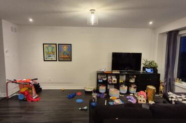 How can we reimagine our living room with an off-centre TV?