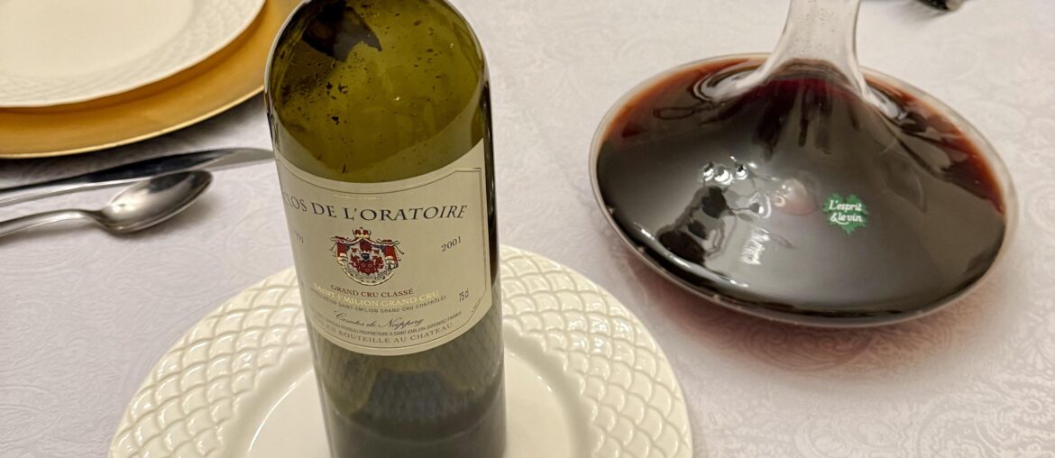 Clos de l’Oratoire 2001
