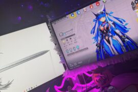 my gaming setup in a small room❤️