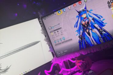 my gaming setup in a small room❤️