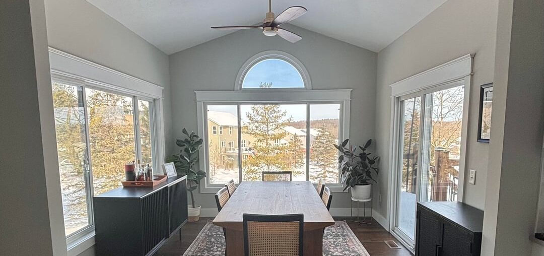 How do curtains work with this half moon window?