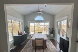 How do curtains work with this half moon window?