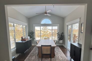 How do curtains work with this half moon window?