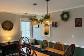 Picture frame wall moulding or leave as is?