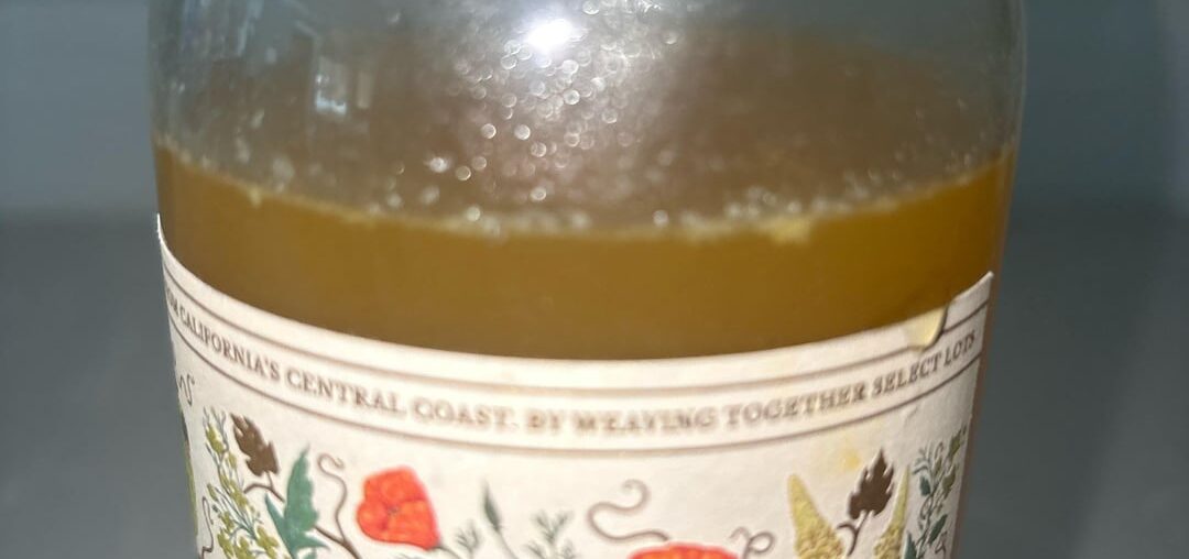 What is this foamy particles in my sauvignon blanc? is it normal?