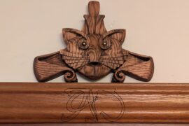 My cat always sees me off and welcomes me home