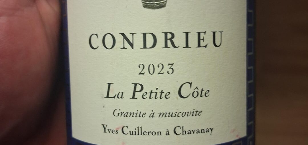 Cuilleron Condrieu, La Petute Côte 2023. Cuilleron Condrieu, La Petute Côte 2023.