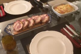 Roulade de chapon et sauce morilles