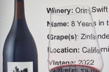 Orin Swift 8 Years in The Desert 2022