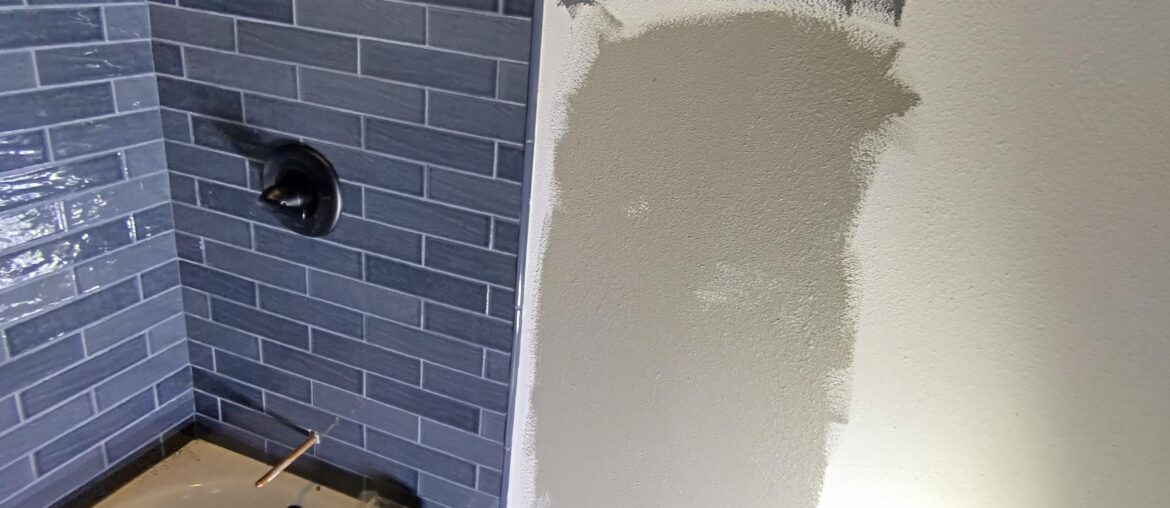 Paint color to match this shower and floor Paint color to match this shower and floor