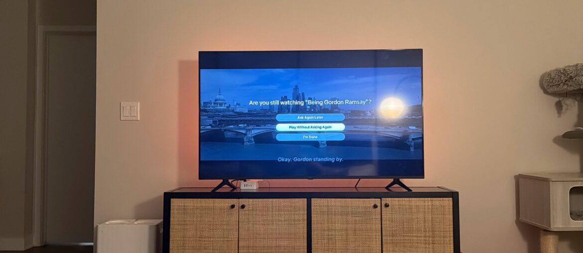 Gallery poster wall around TV - frame question