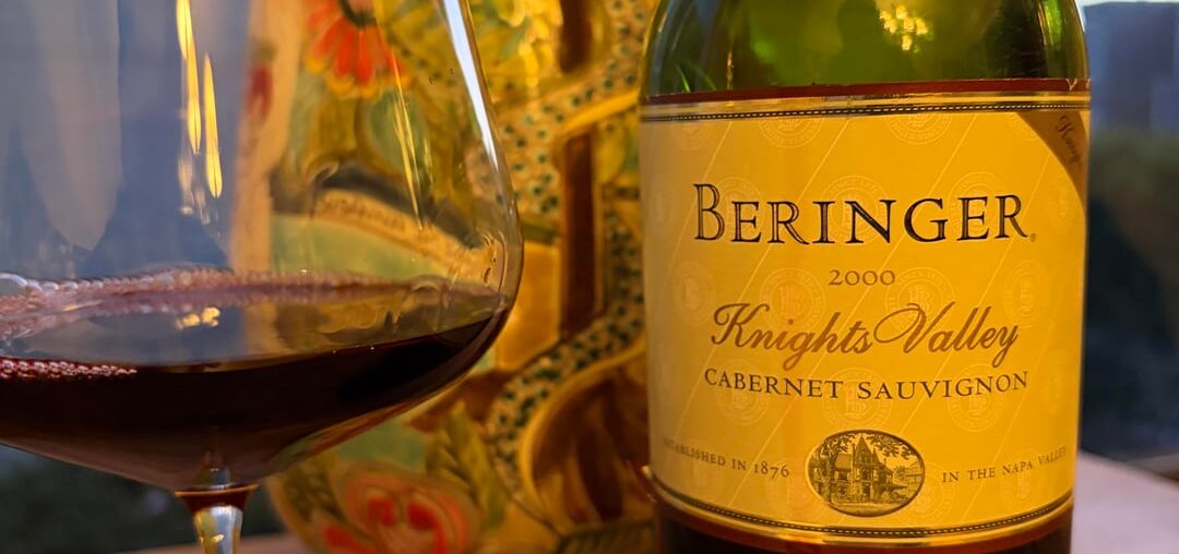 2000 Beringer Knights Valley Cabernet Sauvignon pop