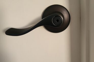 My son locked this bathroom door from inside.... how to unlock?