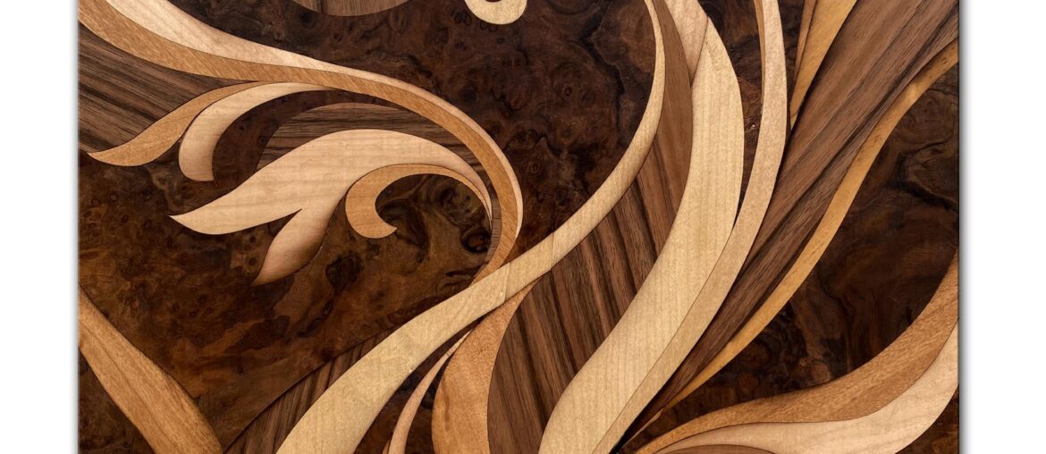 My newest marquetry art is already done. What do you think? What title would you give it?