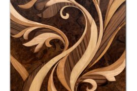 My newest marquetry art is already done. What do you think? What title would you give it?