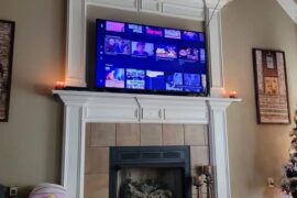 We have lived here for 4 years and I have no clue how to style this double mantle. I told my husband we would probably be better off just tearing it down but does anyone have design ideas?